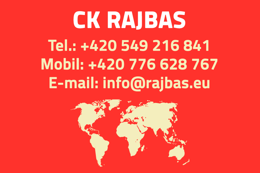 Kontaktní informace CK Rajbas